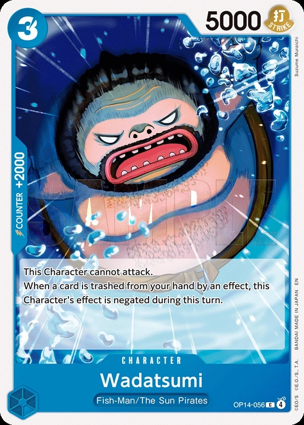 Wadatsumi (OP14-056) — Common One Piece card