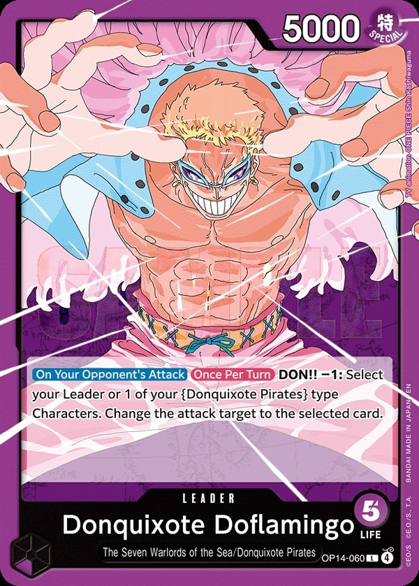 Donquixote Doflamingo - OP14-060 OP14-060 One Piece leader card