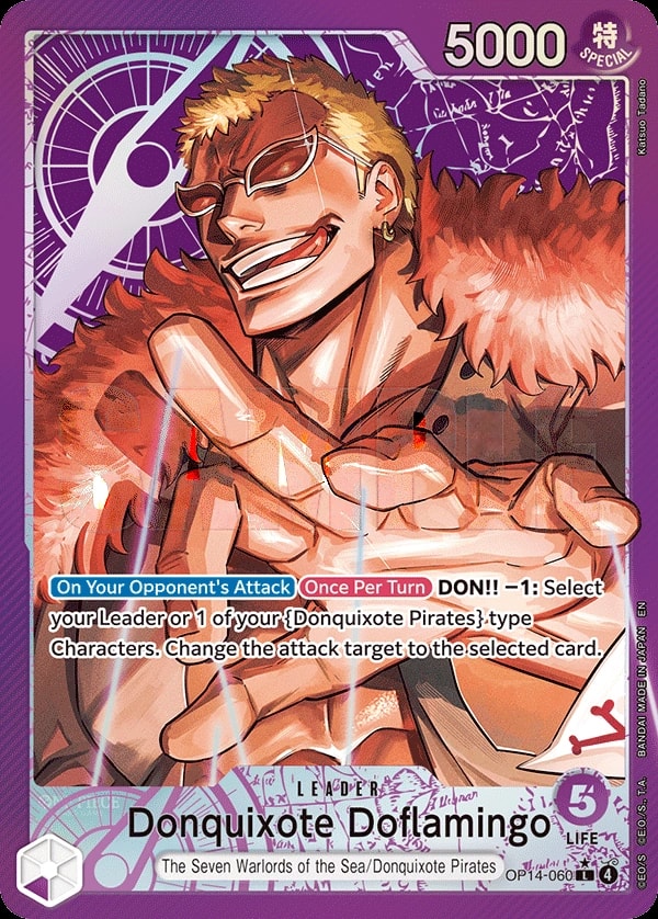 Donquixote Doflamingo - OP14-060 (060) (Alternate Art) One Piece card