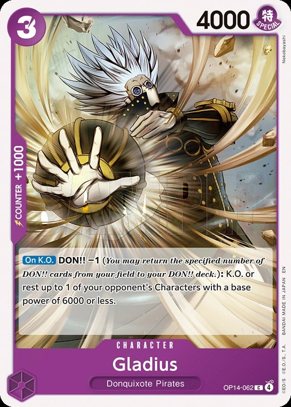 Gladius (OP14-062) — Common One Piece card
