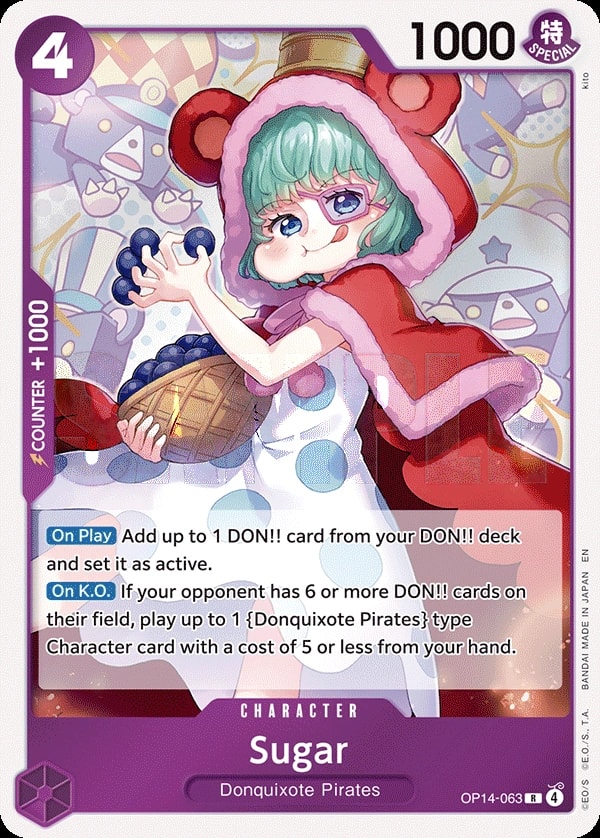 Sugar (OP14-063) — Rare One Piece card