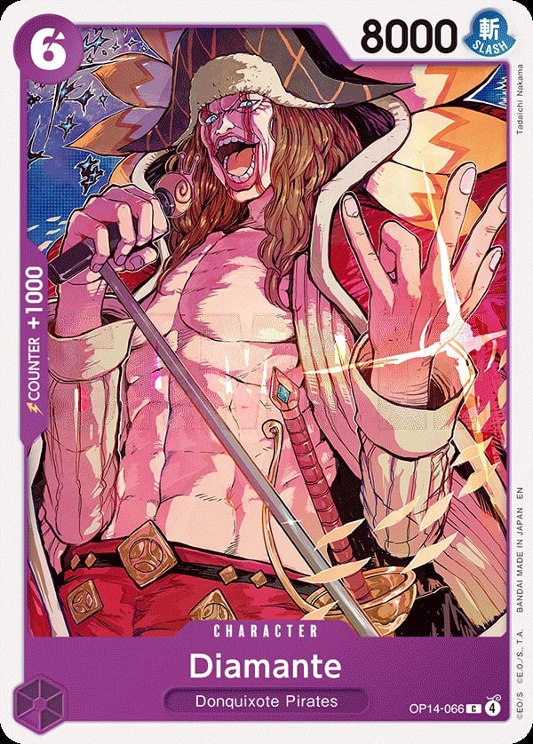 Diamante (OP14-066) — Common One Piece card