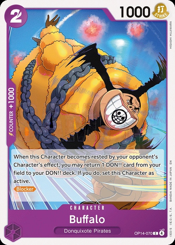 Buffalo (OP14-070) — Common One Piece card