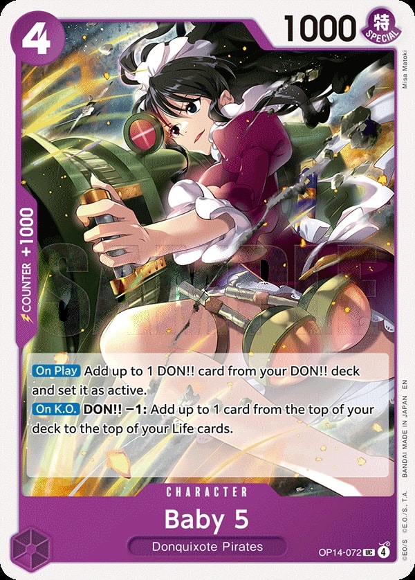 Baby 5 (OP14-072) — Uncommon One Piece card