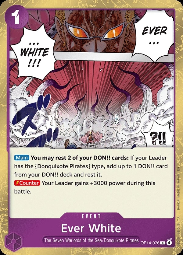 Ever White (OP14-076) — Rare One Piece card