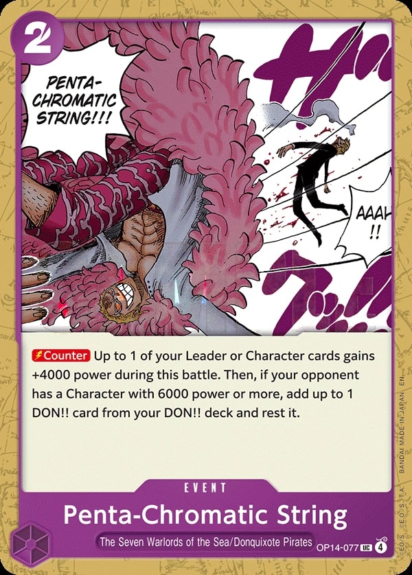 Penta-Chromatic String (OP14-077) — Uncommon One Piece card
