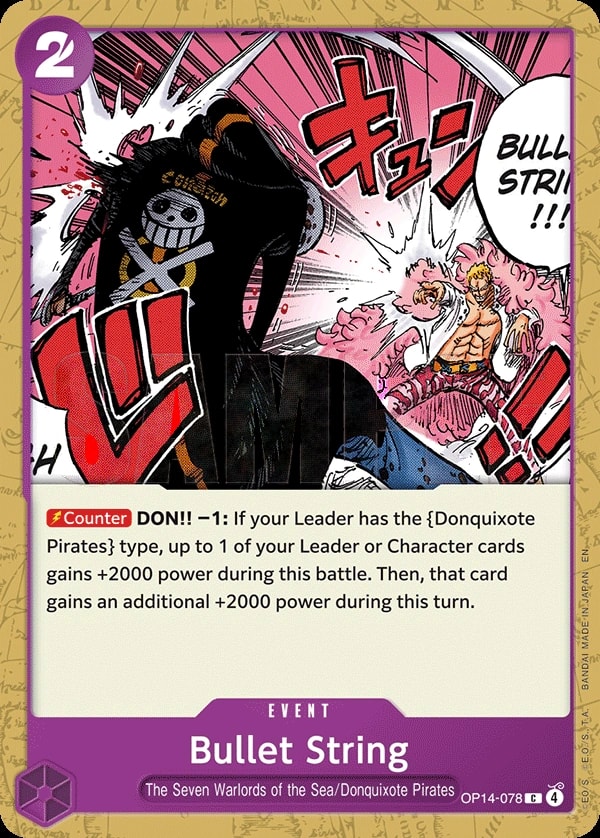 Bullet String (OP14-078) — Common One Piece card
