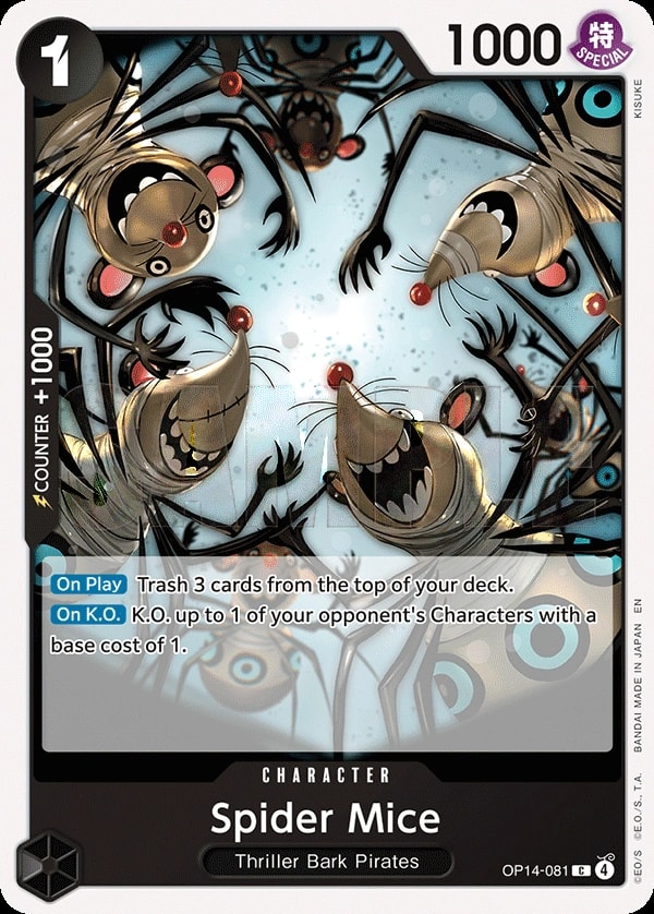 Spider Mice (OP14-081) — Common One Piece card
