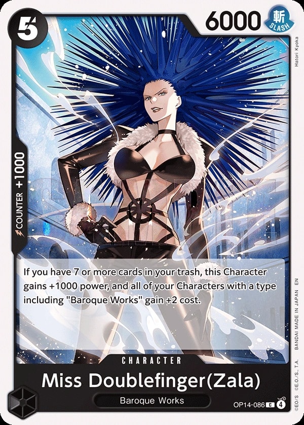 Miss Doublefinger (OP14-086) — Common One Piece card