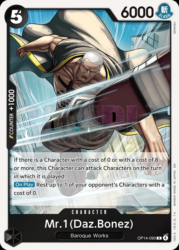 Mr.1 (OP14-090) — Rare One Piece card