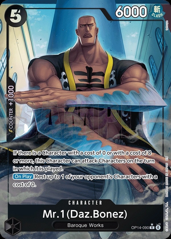 Mr.1 (090) (Daz.Bonez) One Piece card