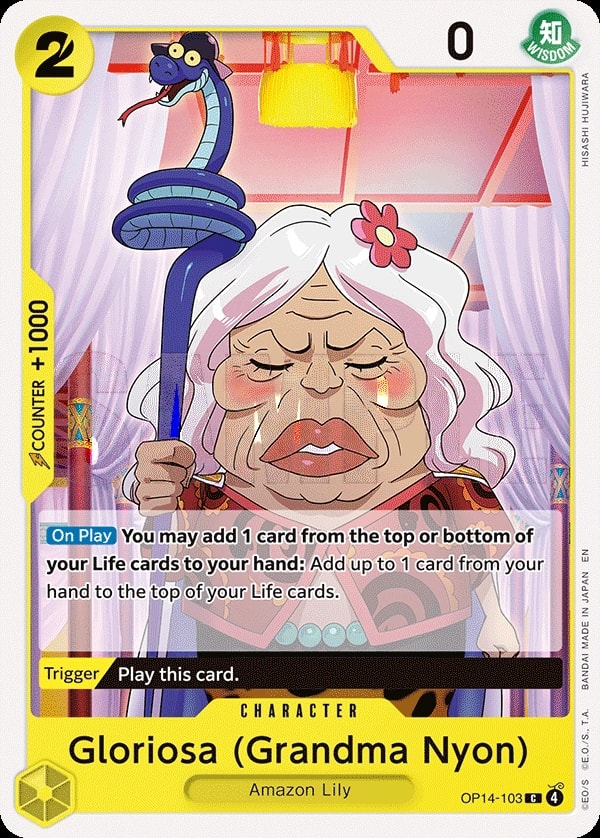 Gloriosa (OP14-103) — Common One Piece card