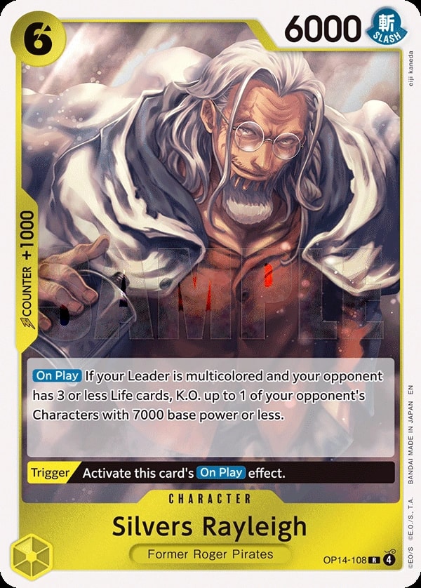 Silvers Rayleigh (OP14-108) — Rare One Piece card