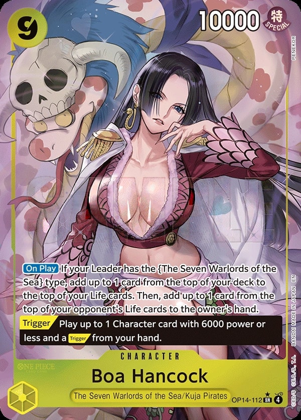 Boa Hancock - OP14-112 (112) (Alternate Art) One Piece card