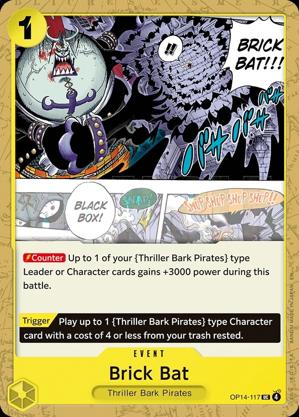 Brick Bat (OP14-117) — Uncommon One Piece card