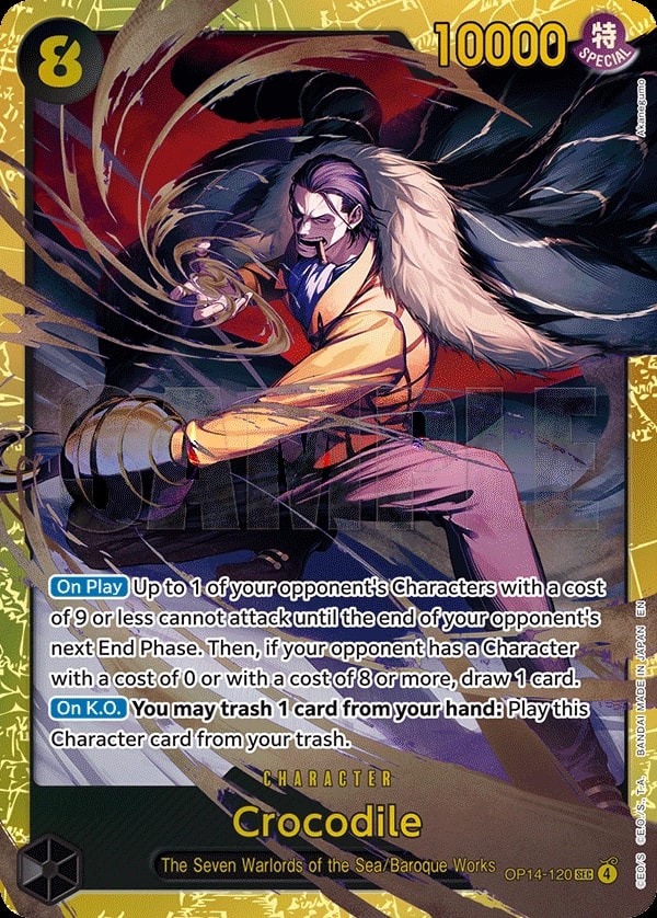 Crocodile - OP14-120 OP14-120 One Piece card