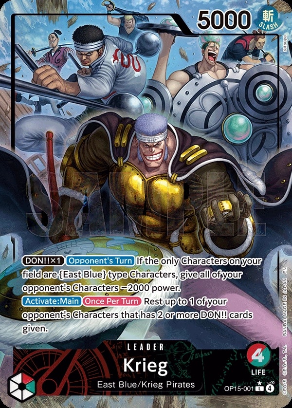 Krieg (001) (OP15-001) One Piece card