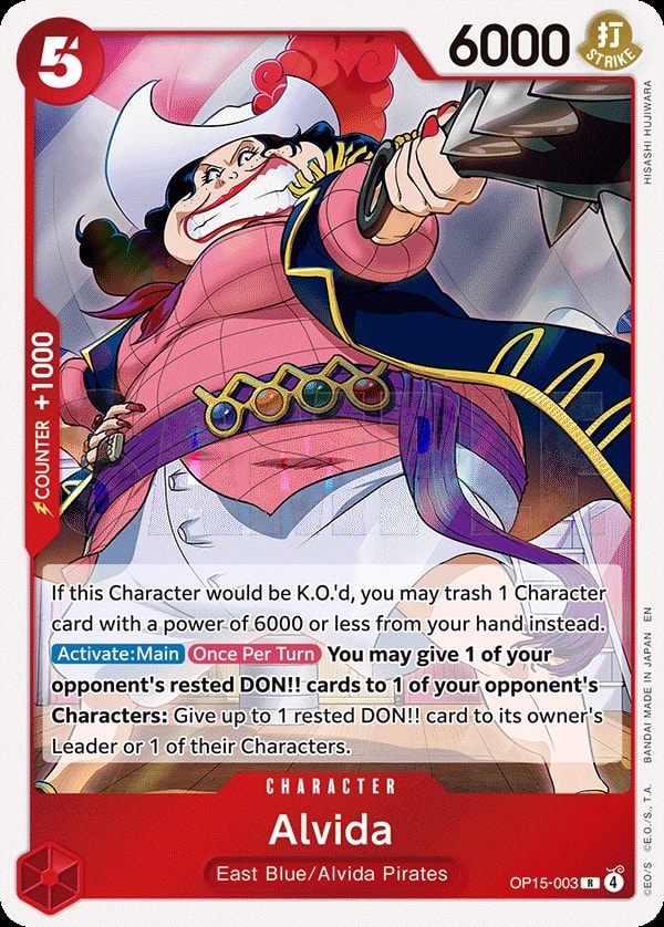 Alvida (OP15-003) — Rare One Piece card