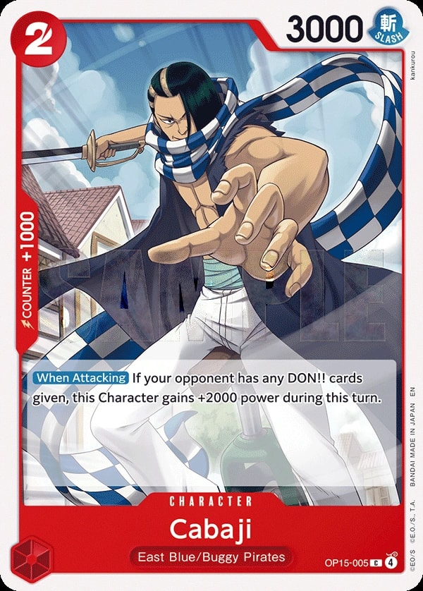 Cabaji (OP15-005) — Common One Piece card