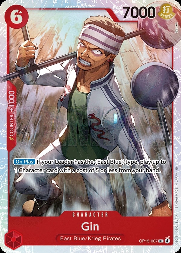 Gin OP15-007 One Piece card