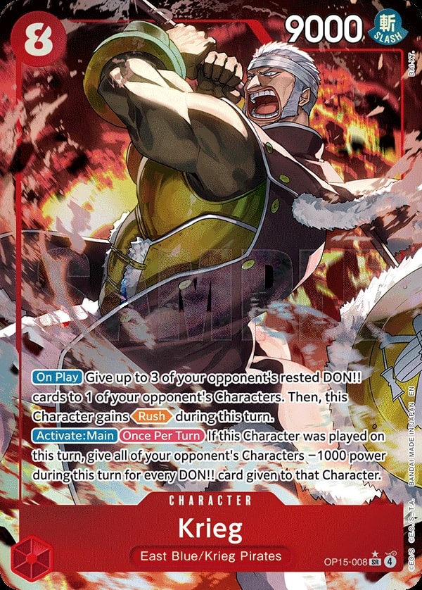 Krieg (008) (OP15-008) One Piece card
