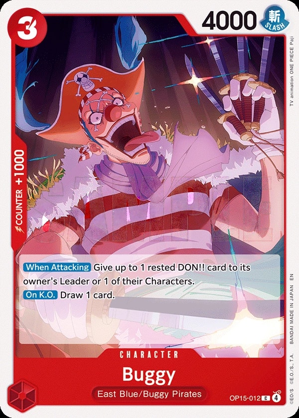 Buggy (OP15-012) — Common One Piece card