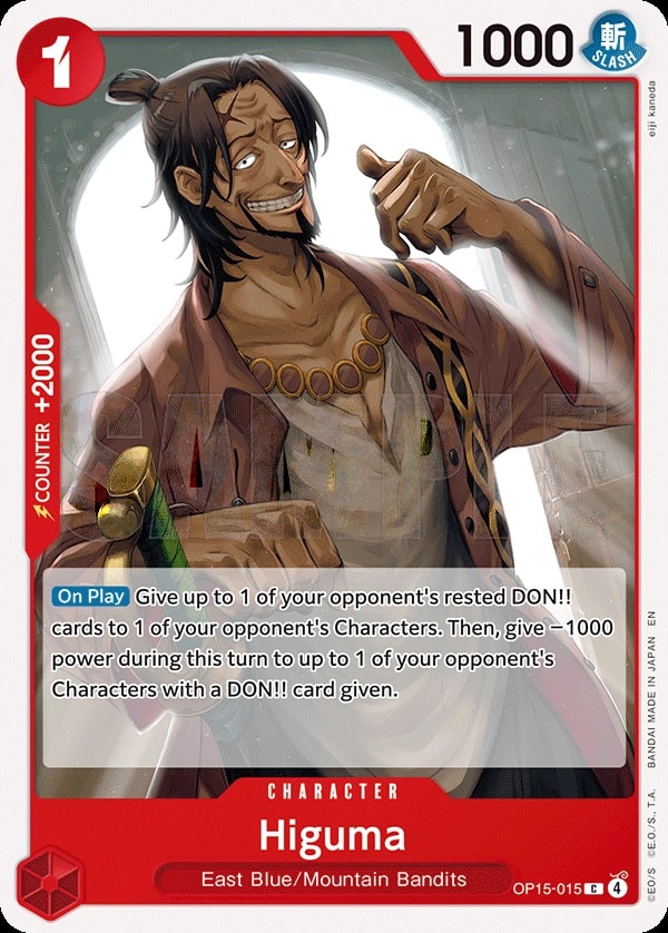 Higuma (OP15-015) — Common One Piece card