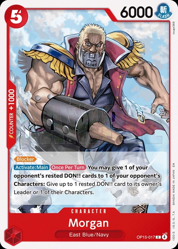 Morgan (OP15-017) — Common One Piece card