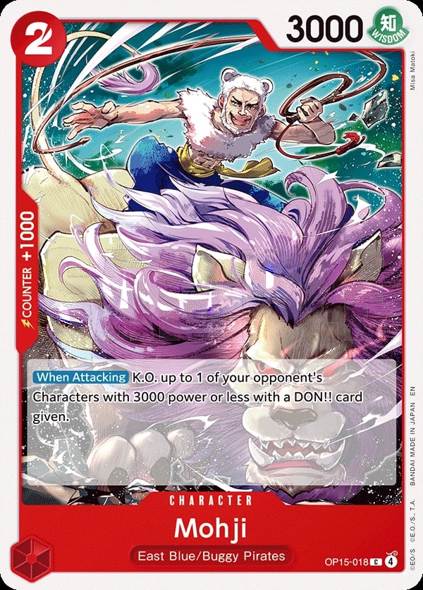 Mohji (OP15-018) — Common One Piece card
