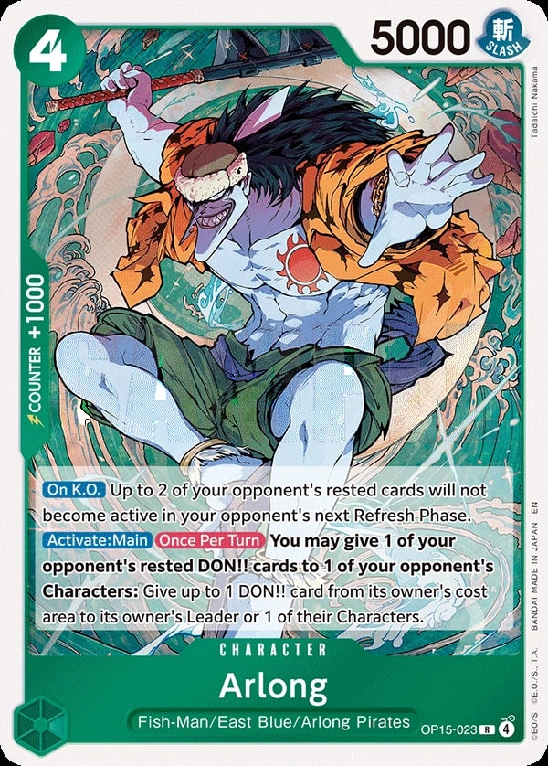 Arlong (OP15-023) — Rare One Piece card