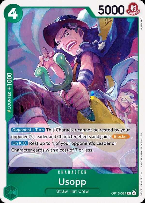 Usopp (OP15-024) — Rare One Piece card