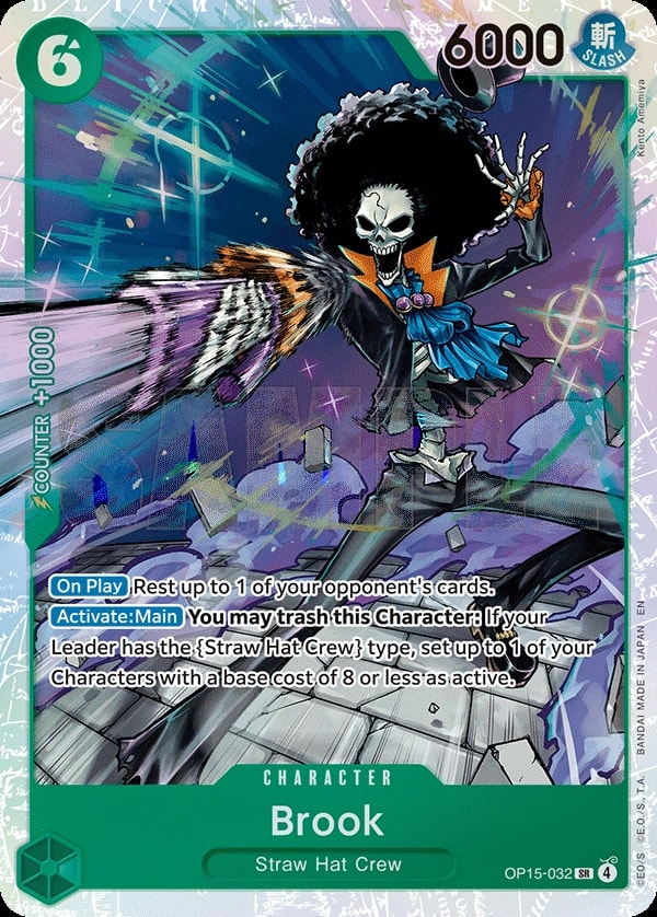 Brook OP15-032 One Piece card