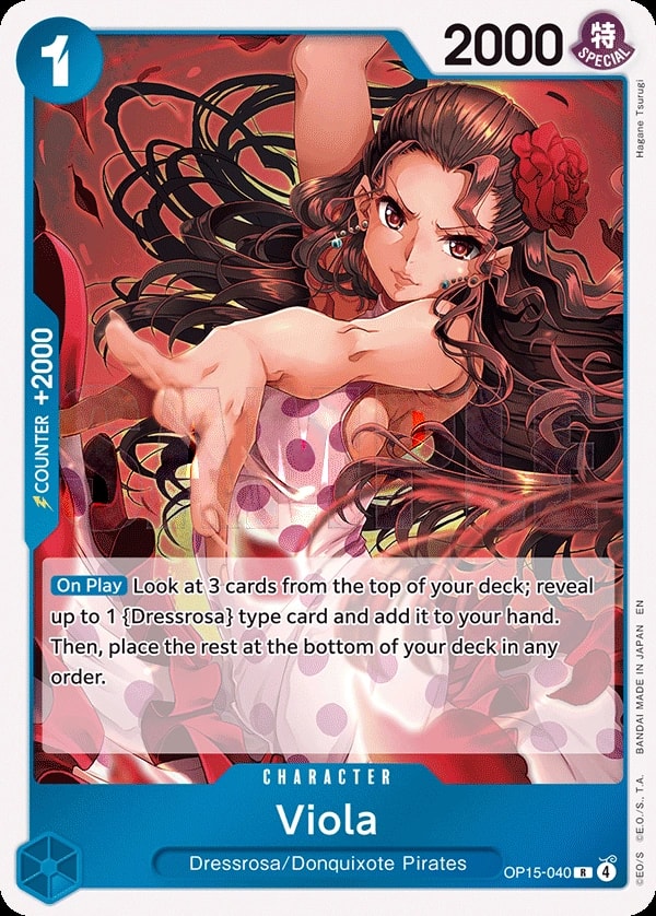 Viola (OP15-040) — Rare One Piece card