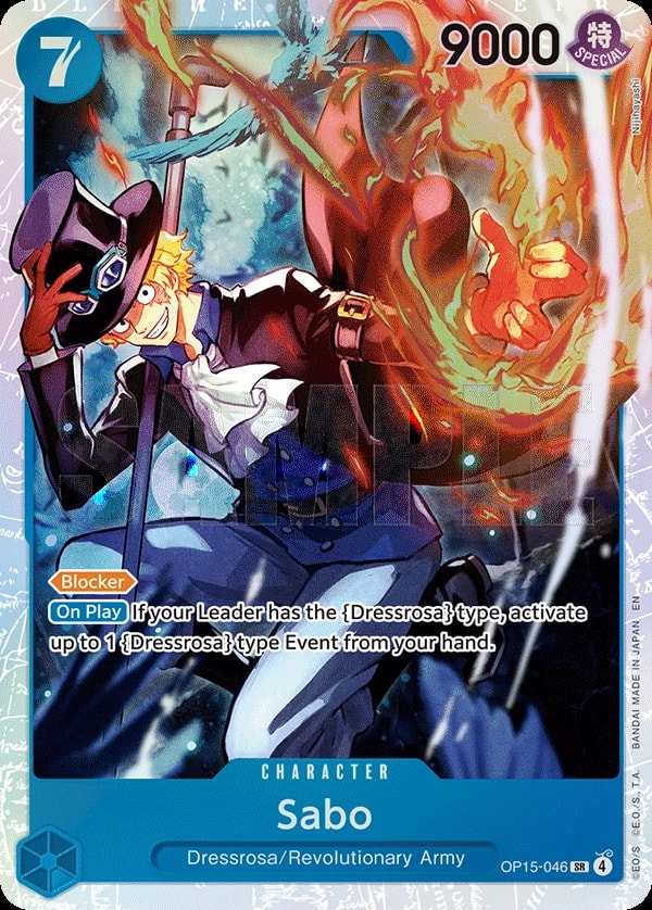 Sabo OP15-046 One Piece card