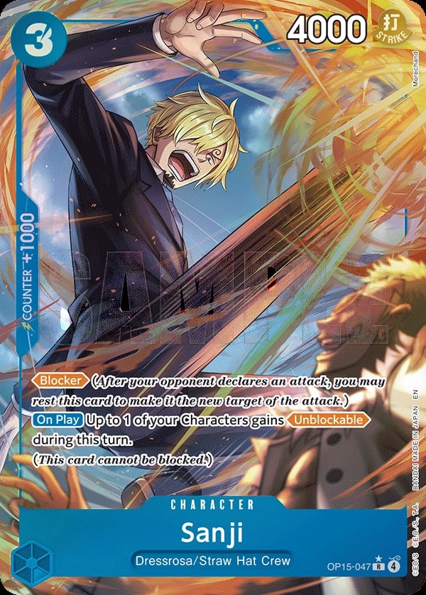 Sanji (047) (OP15-047) One Piece card