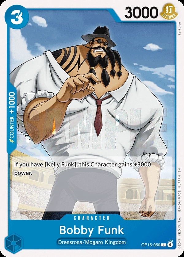 Bobby Funk (OP15-050) — Common One Piece card