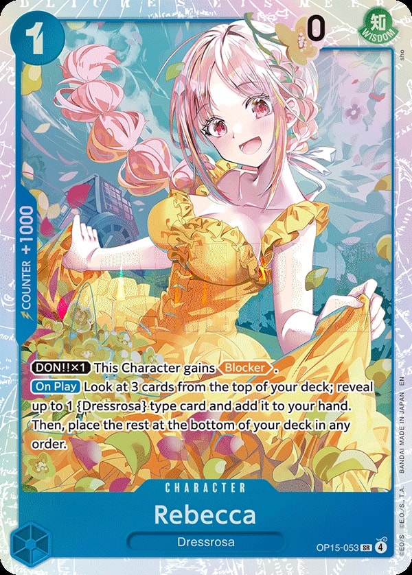Rebecca OP15-053 One Piece card