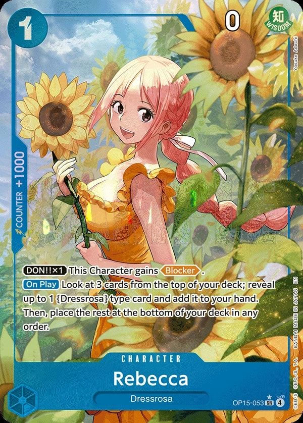 Rebecca (053) (OP15-053) One Piece card
