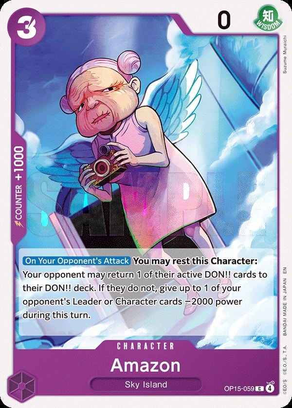 Amazon (OP15-059) — Common One Piece card