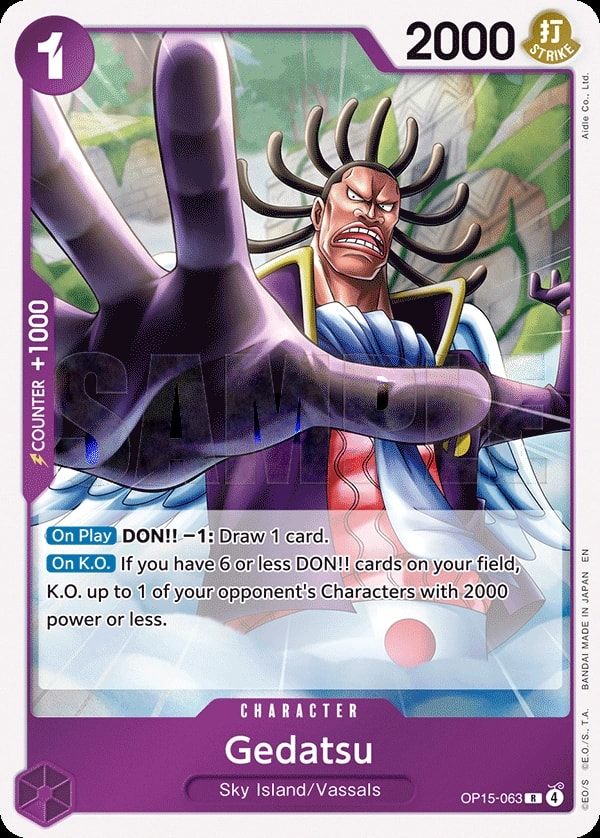 Gedatsu (OP15-063) — Rare One Piece card