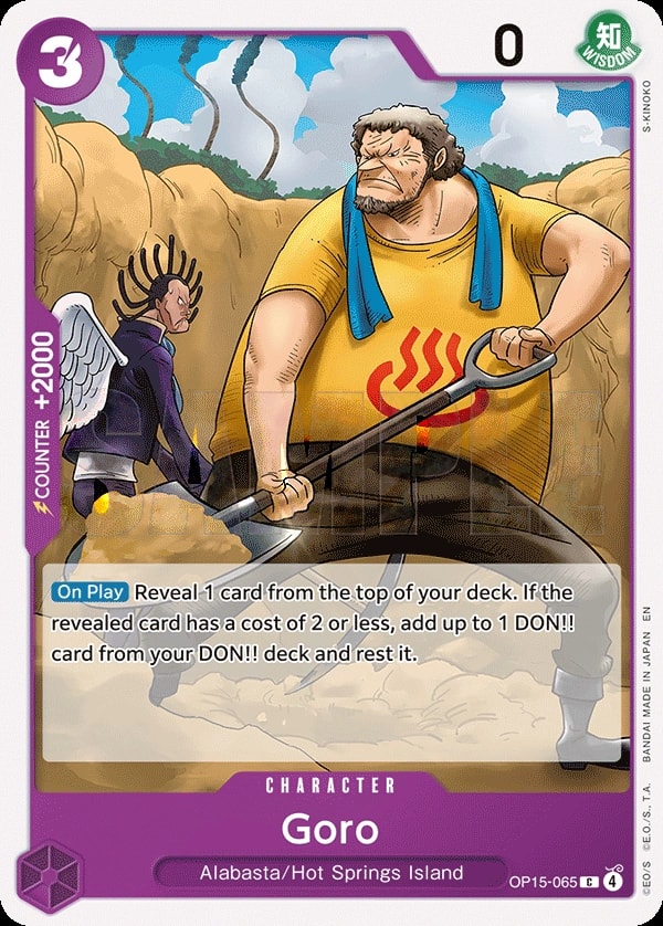 Goro (OP15-065) — Common One Piece card