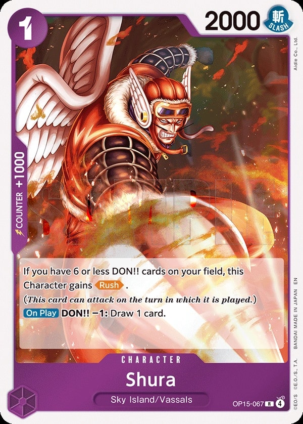 Shura (OP15-067) — Rare One Piece card