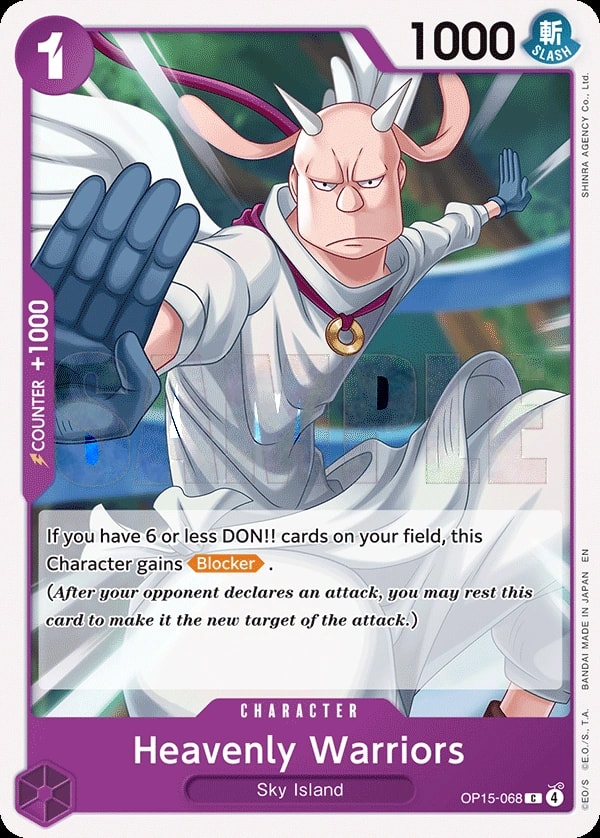Heavenly Warriors (OP15-068) — Common One Piece card