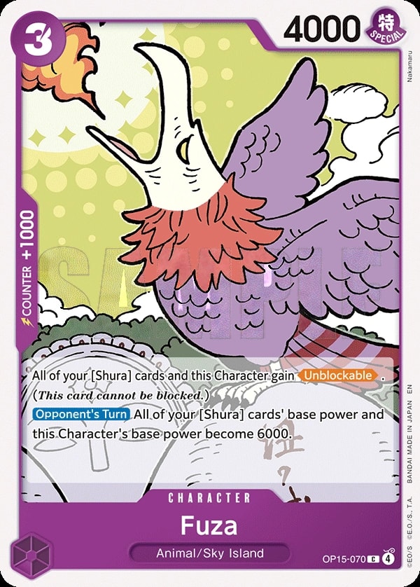 Fuza (OP15-070) — Common One Piece card