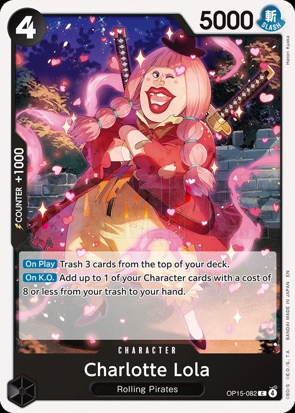 Charlotte Lola (OP15-082) — Common One Piece card