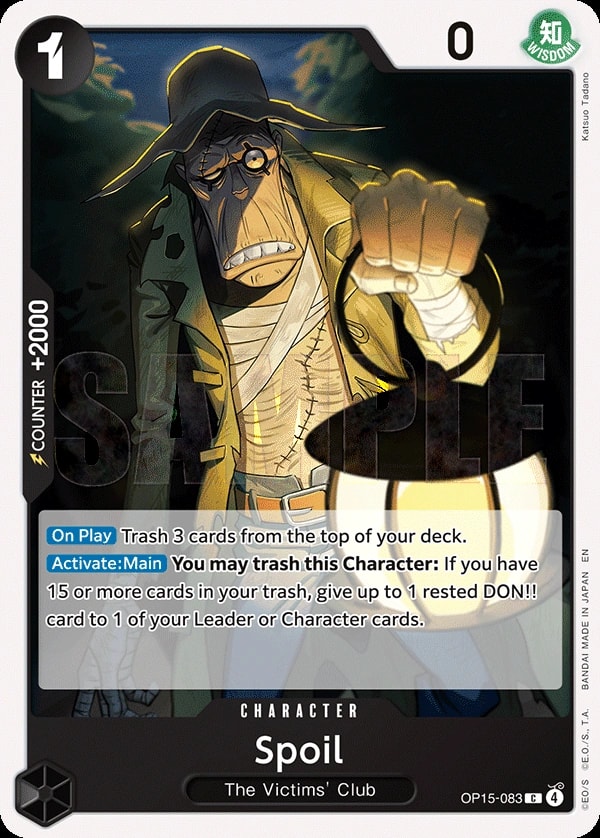 Spoil (OP15-083) — Common One Piece card