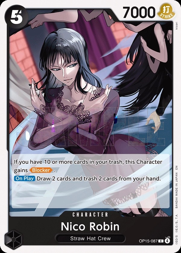 Nico Robin (OP15-087) — Common One Piece card