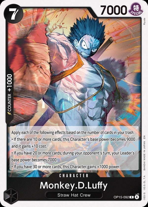 Monkey.D.Luffy (OP15-092) — Rare One Piece card
