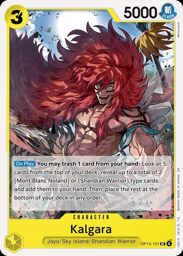Kalgara (OP15-101) — Uncommon One Piece card