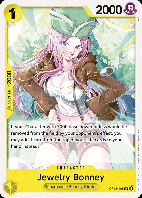 Jewelry Bonney (OP15-105) — Uncommon One Piece card